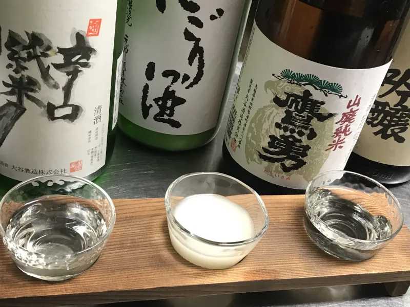 山陰の地酒飲み比べ